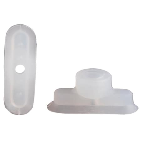 Fipa Oval vacuum cup 30x10 mm, Silicone transparent 132.30x10.018.2